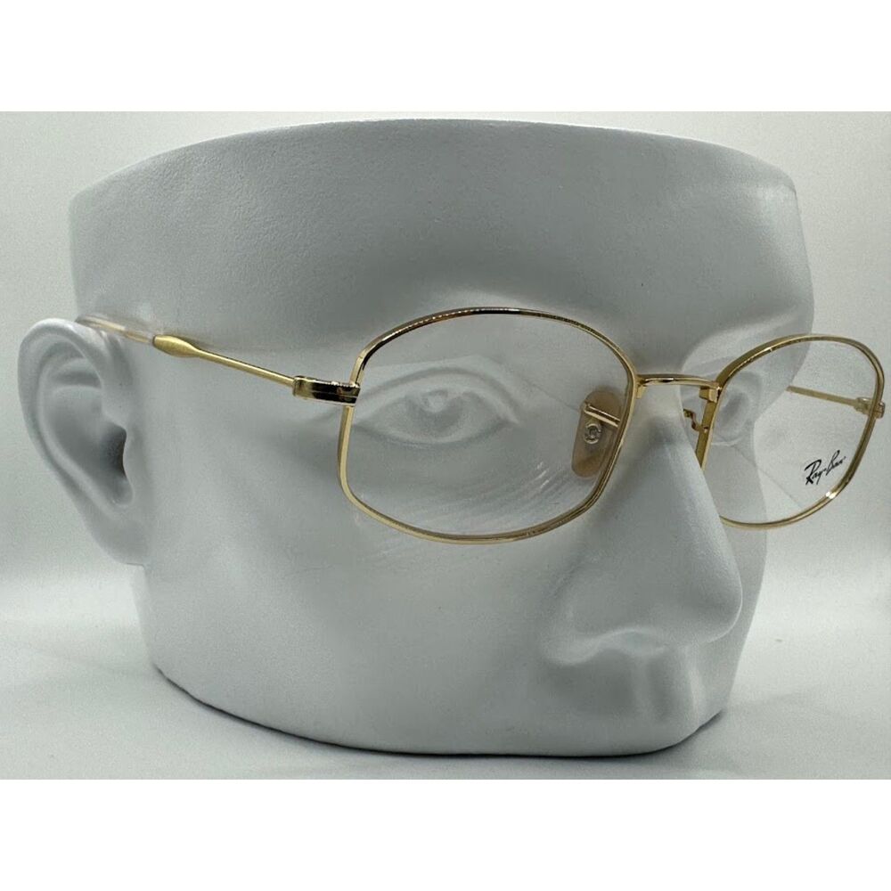 New Ray Ban RB6510 Gold Metal Eyeglass Frame 52/20/145 Rare Style MSRP $250